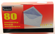 Security Mailing Envelopes - # 6 3/4- 80 Count/Box Case Pack 24