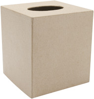 Paper-Mache Tissue Box-5"X5"