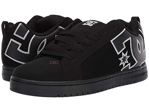 DC Shoes Court Graffik SE Black/Black/White - TGM Skateboards