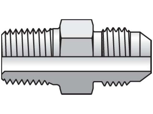 帕克Triple-Lok 4 FTX-S标准件外螺纹接头1/4 JIC X 1/8 NPT男性钢