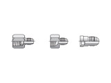 Parker Triple-Lok 24-20 TRTXN-S JIC Reducer with Nut 1-1/2 JIC Female X 1-1/4 JIC Steel