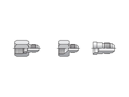 Parker Triple-Lok 24-20 TRTXN-S JIC Reducer with Nut 1-1/2 JIC Female X 1-1/4 JIC Steel
