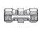 Parker Triple-Lok 8 HX6-S Swivel Nut Union 1/2 JIC Steel