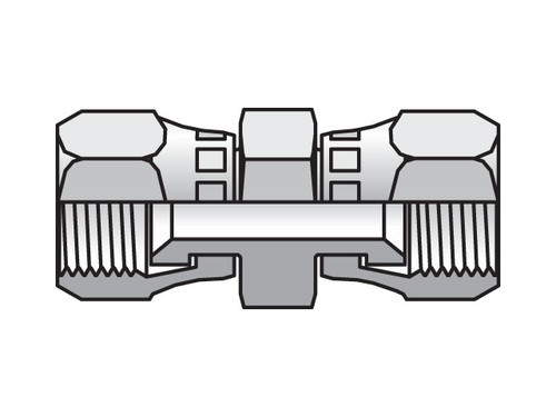 Parker Triple-Lok 12 HX6-S Swivel Nut Union 3/4 JIC Steel