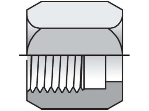 Parker Triple-Lok 12 BTX-S Tube Nut 3/4 JIC Steel