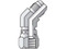 Parker Triple-Lok 8 V6X-S Swivel 45° Elbow 1/2 JIC X 1/2 Swivel Steel