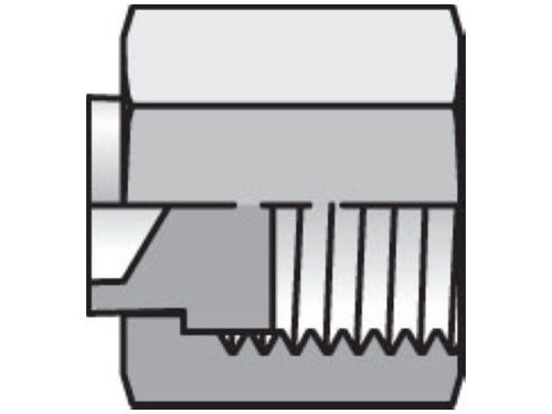 Parker 6 FNL-S Seal-Lok Tube Cap 3/8 ORFS Steel