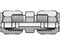 Parker 8 HBU-S Tube Union 1/2 Flareless Steel