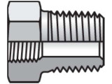 Parker 3/8 X 1/8 PTR-S Pipe Bushing 3/8 Male X 1/8 Female NPTF Steel