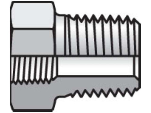 Parker 3/4 X 1/4 PTR-S Pipe Bushing 3/4 Inch Male X 1/4 Female NPTF Steel