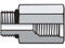 Parker 8-4 F5OG5-S SAE Adapter 8 SAE-ORB Male X 4 SAE-ORB Female Steel