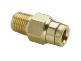 Parker 68PMT-6-8 Prestomatic Push-to-Connect Male Connector 3/8 Tube X 1/2 NPTF Brass