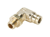 Parker 169PMT-6-4 Prestomatic Push-to-Connect Male 90° Swivel Elbow 3/8 Tube X 1/4 NPTF Brass