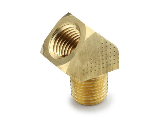 Parker 2214P-2-2 Street Elbow 45° 1/8 NPT Female X 1/8 NPT Male Brass