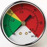 Parker 936912 Filter Indicator Pressure Gauge 25 PSI