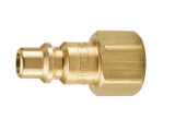Parker BH3C Non-valved Pneumatic Quck Connect Nipple 1/4 NPT Female Brass