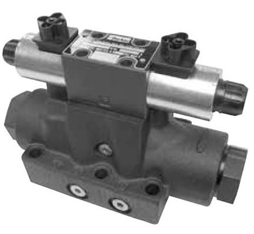 Parker D61VW001C4NYCF Directional Control Valve Double Solenoid 3 Position Spring Centered 50 GPM NFPA D08 5000 PSI