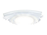 Parker Parflex PV42-1 Clear Instrument and Laboratory Grade PV Series Vinyl Tubing 1/4 Inch OD X 0.125 Inch ID X 0.0625 Inch Wall Thickness Natural