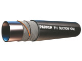 帕克811 - 12吸入和返回线双纤维螺旋,螺旋编织软管3/4 ID合成橡胶覆盖黑色