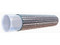 Parker 919-8 Smooth Bore PTFE Process Hose 13/32 ID Single 304 Stainless Steel Wire Braided Cover