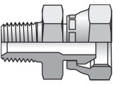 Parker 0107-8-8 Straight Pipe Swivel 1/2 NPTF Male X 1/2 NPSM Swivel Steel