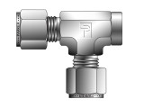 Parker Instrumentation 4FRT4N-316 Compression Female Run Tee A-LOK 1/4 Tube X 1/4 NPT X 1/4 Tube Stainless Steel