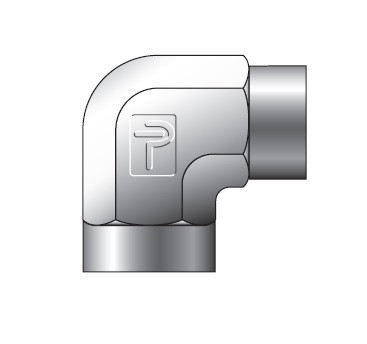 Parker 8 EW-SS Weld-lok® Socket Weld 90° Elbow 1/2 Tube OD Stainless Steel