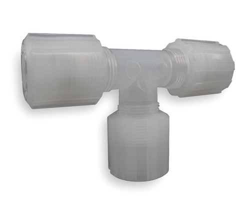 Parker GTC-4 Partek Pargrip PFA Tube Connector Tee 1/4 Tube X 1/4 Tube X 1/4 Tube