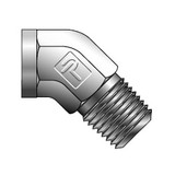 Parker 2-2 SVE-B-C3 Street Elbow 45° Pipe Fitting 1/8 NPT X 1/8 NPT Brass
