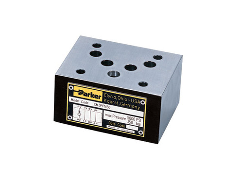 Parker CM2PPV Manapak Subplate Sandwich Module Check Valve NFPA D03 Fluorocarbon