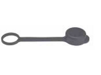 Parker FR-25 Molded Hydraulic Quick Connect Coupler Dust Plug 1/4 Inch Body Black Rubber