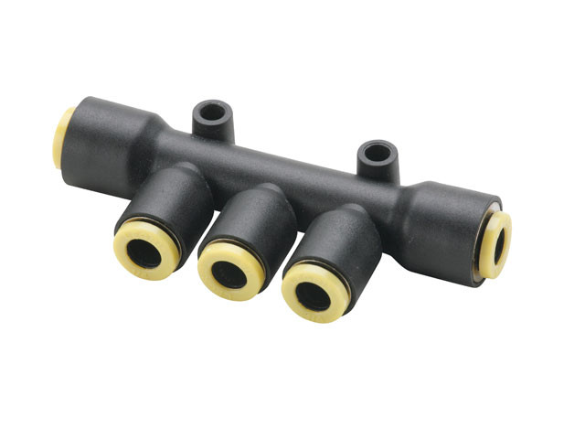 1/8 and 10 Parker 372PLP-2-0-pk10 Composite Push-To-Connect Fitting Tube to Tube Nylon Glass Reinforced 6.6 Push-To-Connect and UNF Branch Tee 1/8 and 10 Pack of 10