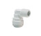 John Guest PP481222W Rigid Elbow 90° 3/8 Tube OD X 1/4 NPTF Polypropylene White 150 PSI