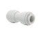 John Guest PP0412W Equal Straight Connector 3/8 Tube OD Polypropylene White 150 PSI