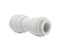 John Guest PP0408W Equal Straight Connector 1/4 Tube OD Polypropylene White 150 PSI