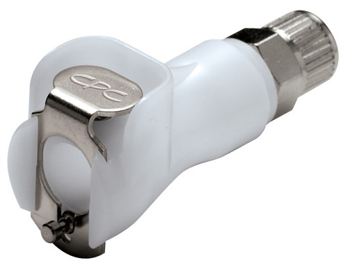 Colder PMCD13025 Valved In-Line Coupling Body 5/32 PTF 120 PSI Acetal White