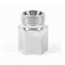 Parker GAI06LRCFX Ermeto DIN Female Connector 6mm Tube OD 24° Cone End X G 1/8 BSPP Steel