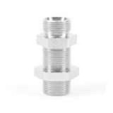 Parker SV35LOMDCF Ermeto DIN Bulkhead Union 35mm Tube OD 24° Cone End Steel