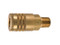Parker B52 Valved Pneumatic Quick Coupler 1/4 NPT Male Brass