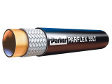 帕克55 lt-4低温液压软管1/4 ID单纤维编织共聚酯覆盖黑色