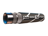 Parker SS25UL-6-RL Low Pressure Transportation LP Gas Hose 5/16 ID Fiber and Steel Wire Braid Synthetic Rubber Black