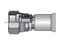 Parker 10691N-6-6 Parkrimp 91N Series Permanent Female 3/8 JIC 37° Swivel Straight X 3/8 Hose Steel