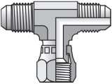 Parker 12 S6X-S Swivel Nut Branch Tee 1/2 X 1/2 X 1/2 Swivel Steel