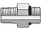 Parker 12-3/4 F5OF-S SAE Adapter 12 SAE-ORB Male X 3/4 NPTF Female Steel