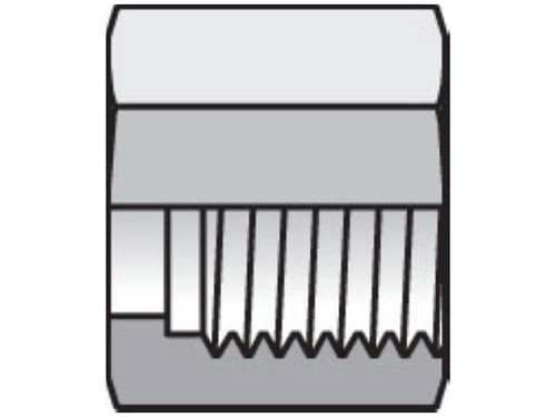 Parker 16 BL-SS Seal-Lok Tube Nut 1 Inch ORFS Stainless Steel