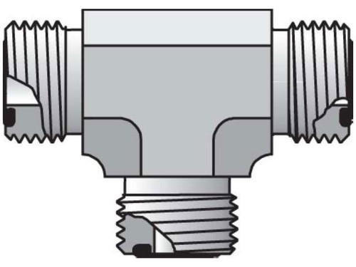 Parker 16 JLO-SS Seal-Lok Tube Union Tee 1 Inch ORFS Stainless Steel