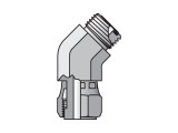 Parker 16 V6LO-S Seal-Lok 45° Swivel Nut Elbow 1 Inch ORFS X 1 Inch ORFS Steel
