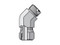 Parker 16 V6LO-S Seal-Lok 45° Swivel Nut Elbow 1 Inch ORFS X 1 Inch ORFS Steel
