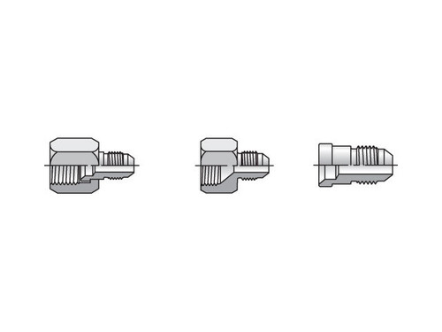 Parker 16-12 TRTXN-S JIC Reducer with Nut 1 Inch JIC Female X 3/4 JIC Steel