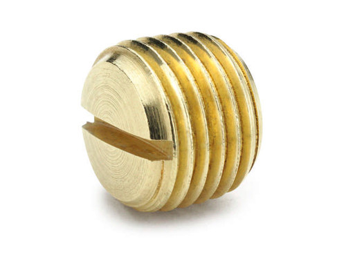 Parker 220P-4 Pipe Slotted-Head Plug 1/4 NPT Brass